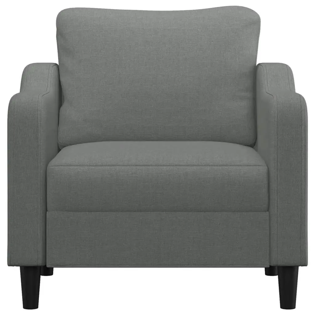 Single Seat Grey Sofa Chair for Living Room Comfort
