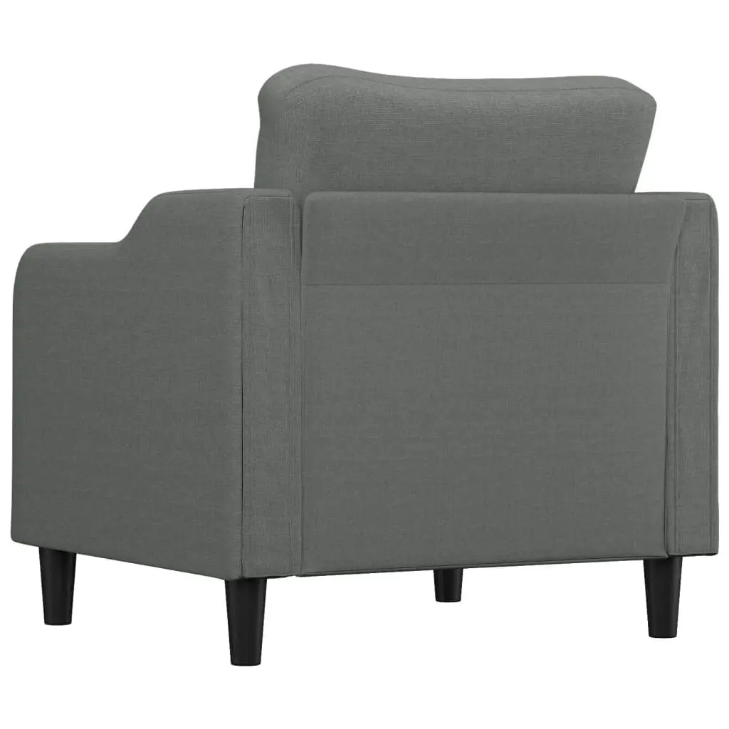 Single Seat Grey Sofa Chair for Living Room Comfort