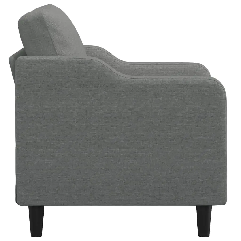 Single Seat Grey Sofa Chair for Living Room Comfort