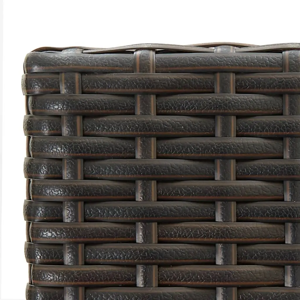 Brown Bar Stools Set of 4 for Indoor & Outdoor