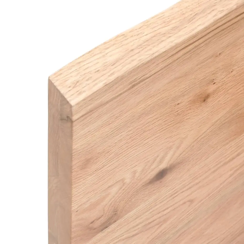 Rustic Brown Solid Oak Wall Shelf 80x60cm Floating Ledge