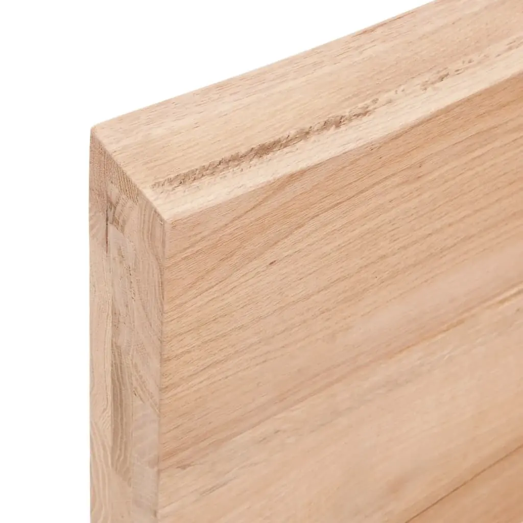 Rustic Solid Oak Wall Shelf Light Brown 80x60cm