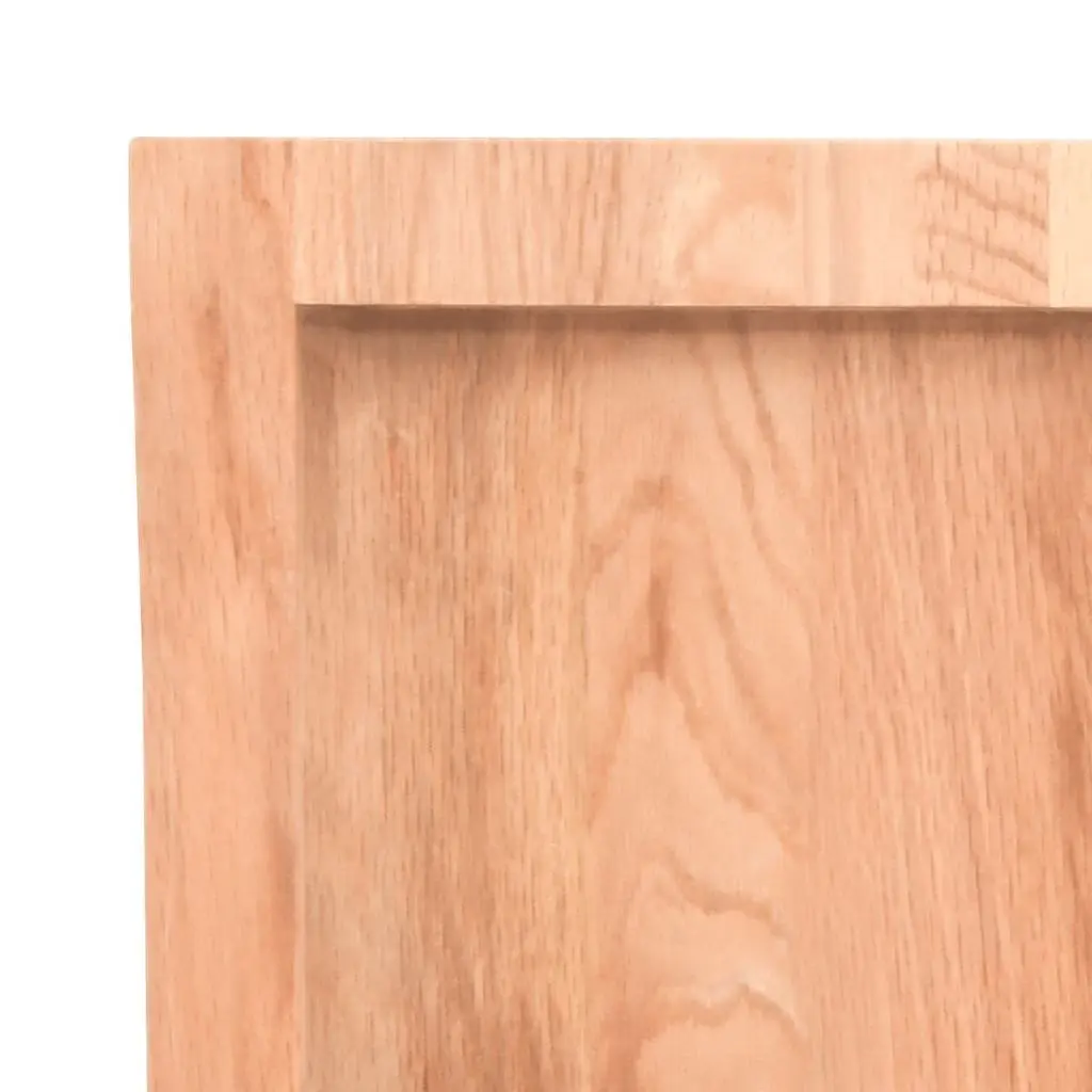 Rustic Handmade Oak Wall Shelf 160x60cm Light Brown