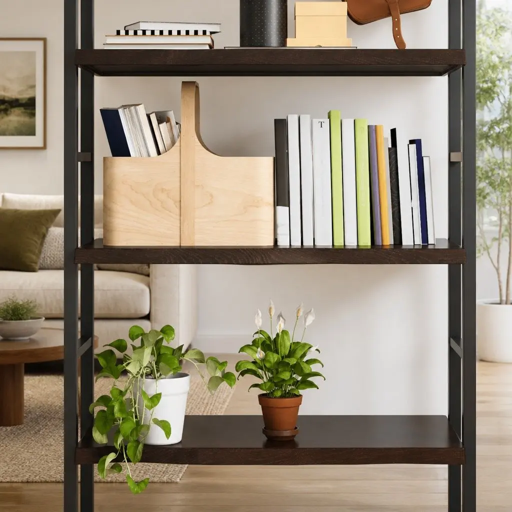 Wall Shelf Rustic Dark Brown Solid Oak Wood Floating Ledge 80 x 40 x 2-4 cm