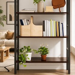 Rustic Solid Oak Wall Shelf with Live Edge Design