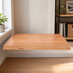 Live Edge Solid Oak Wood Table Top 60x50cm