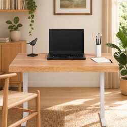 Handcrafted Solid Oak Wood Table Top Light Brown 80x40cm