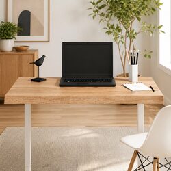 Solid Oak Live Edge Wooden Tabletop for Comfort