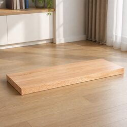 Solid Oak Live Edge Wooden Tabletop for Comfort