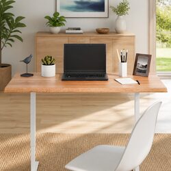 Live Edge Oak Wood Tabletop Replacement 100x40cm