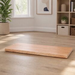 Handcrafted Solid Oak Wood Table Top with Live Edge 100x50cm