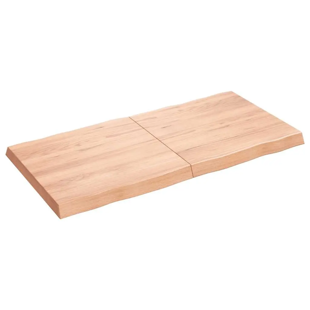 Solid Wood Table Top Live Edge Brown Foldable Replacement Dining Desk Surface