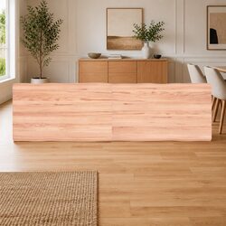 Live Edge Solid Oak Wooden Table Top 140x40cm