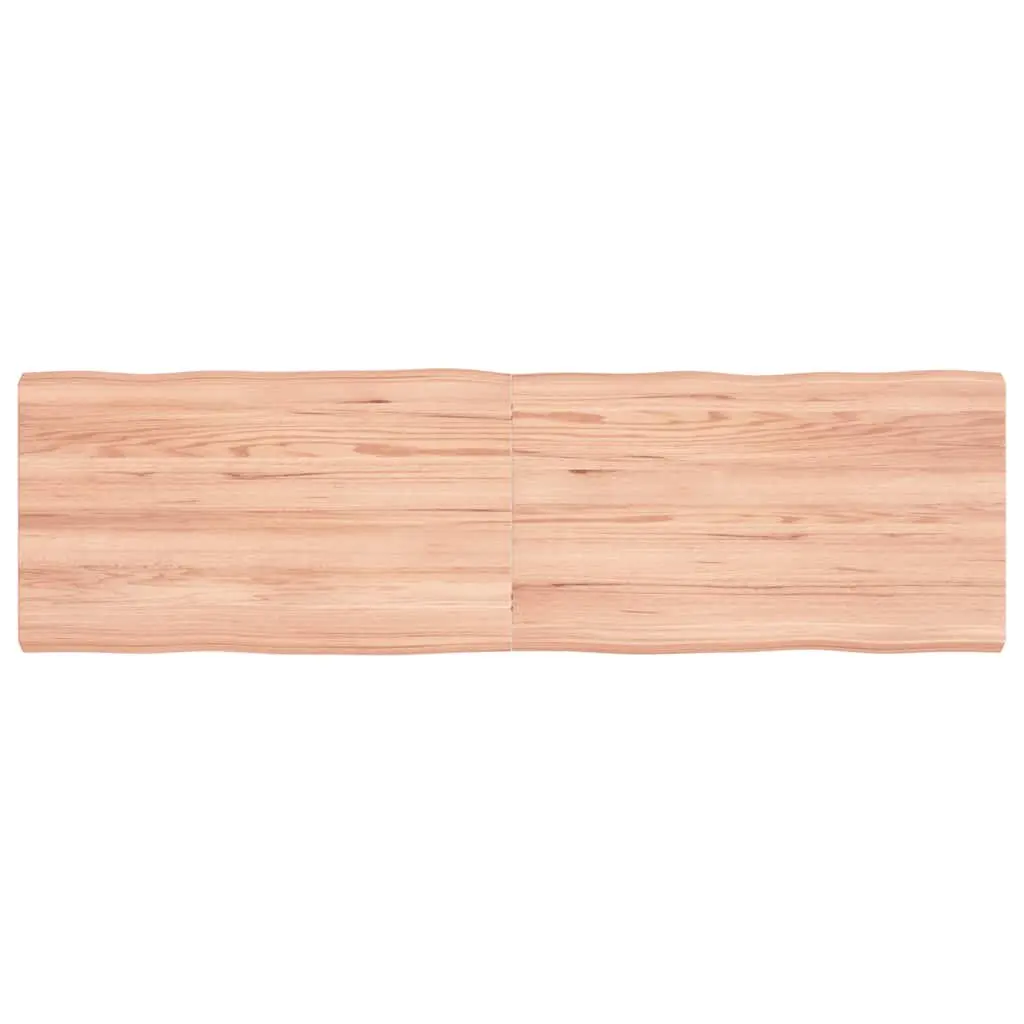 Live Edge Solid Oak Wooden Table Top 140x40cm