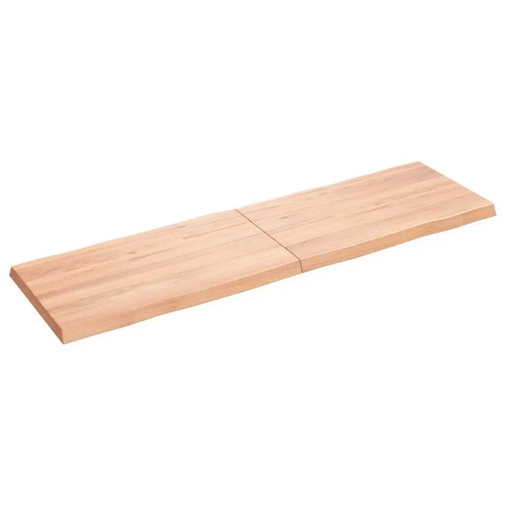Live Edge Solid Oak Wooden Table Top 140x40cm