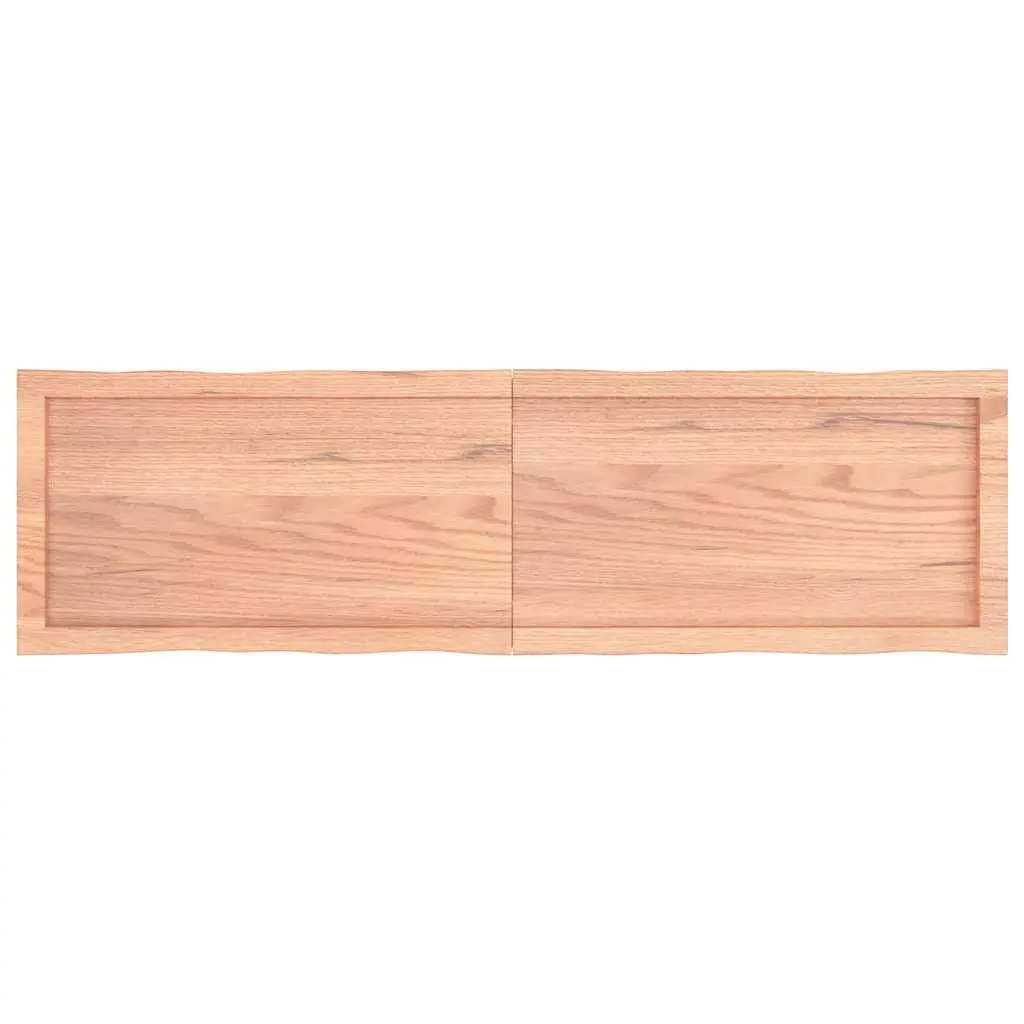 Live Edge Solid Oak Wooden Table Top 140x40cm