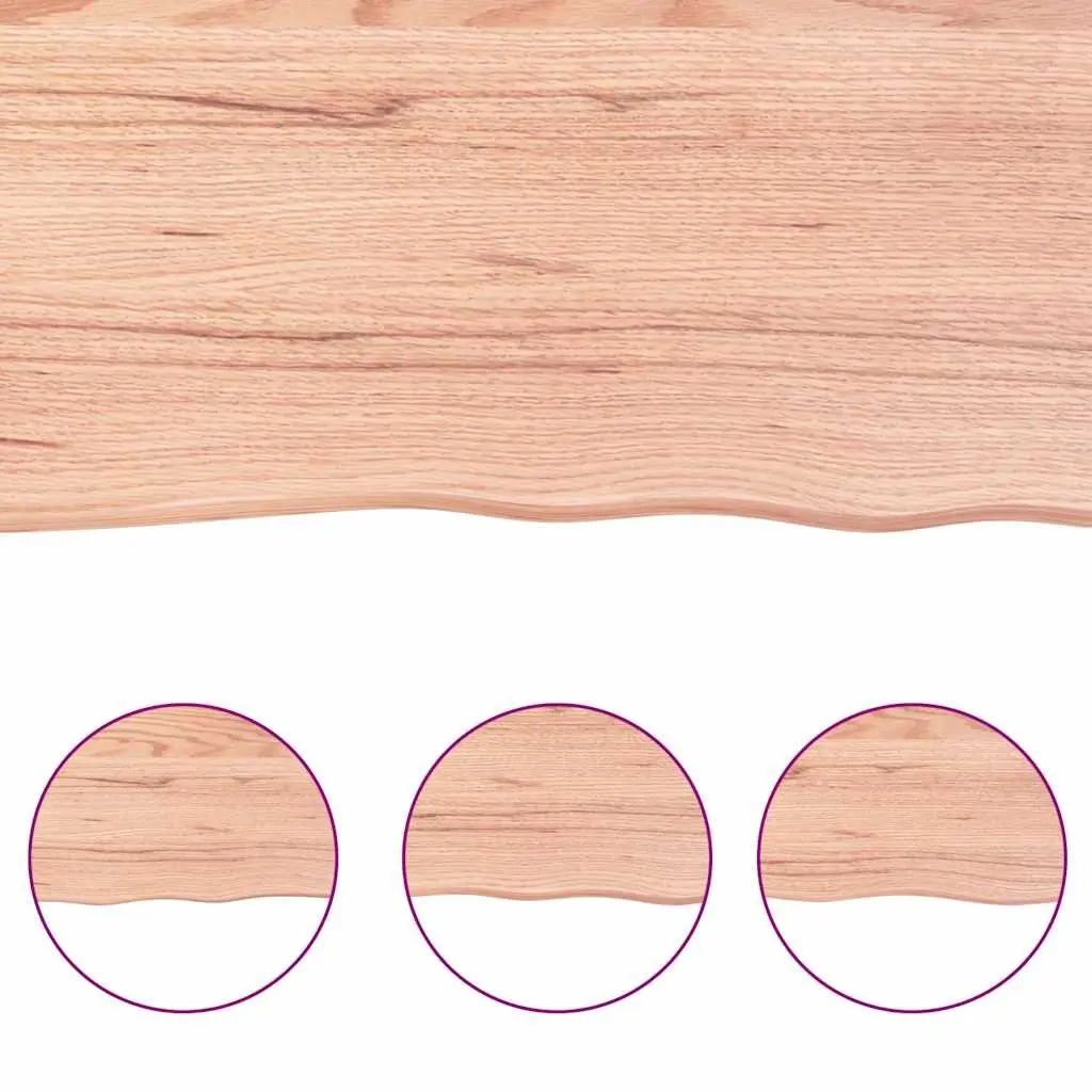 Solid Wood Table Top Live Edge Brown 160x50cm Foldable Replacement Tabletop