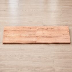 Handcrafted Solid Oak Wooden Table Top 180x50cm