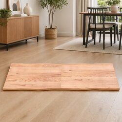 Handcrafted Solid Oak Wooden Folding Table Top 200x60cm