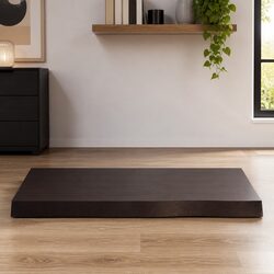 Dark Brown Solid Oak Wooden Table Top 80x50cm