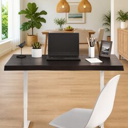 Handcrafted Solid Oak Wood Table Top Live Edge 100x60cm