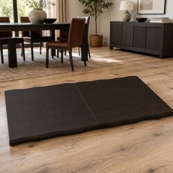 Handcrafted Solid Oak Wooden Table Top 120x60cm