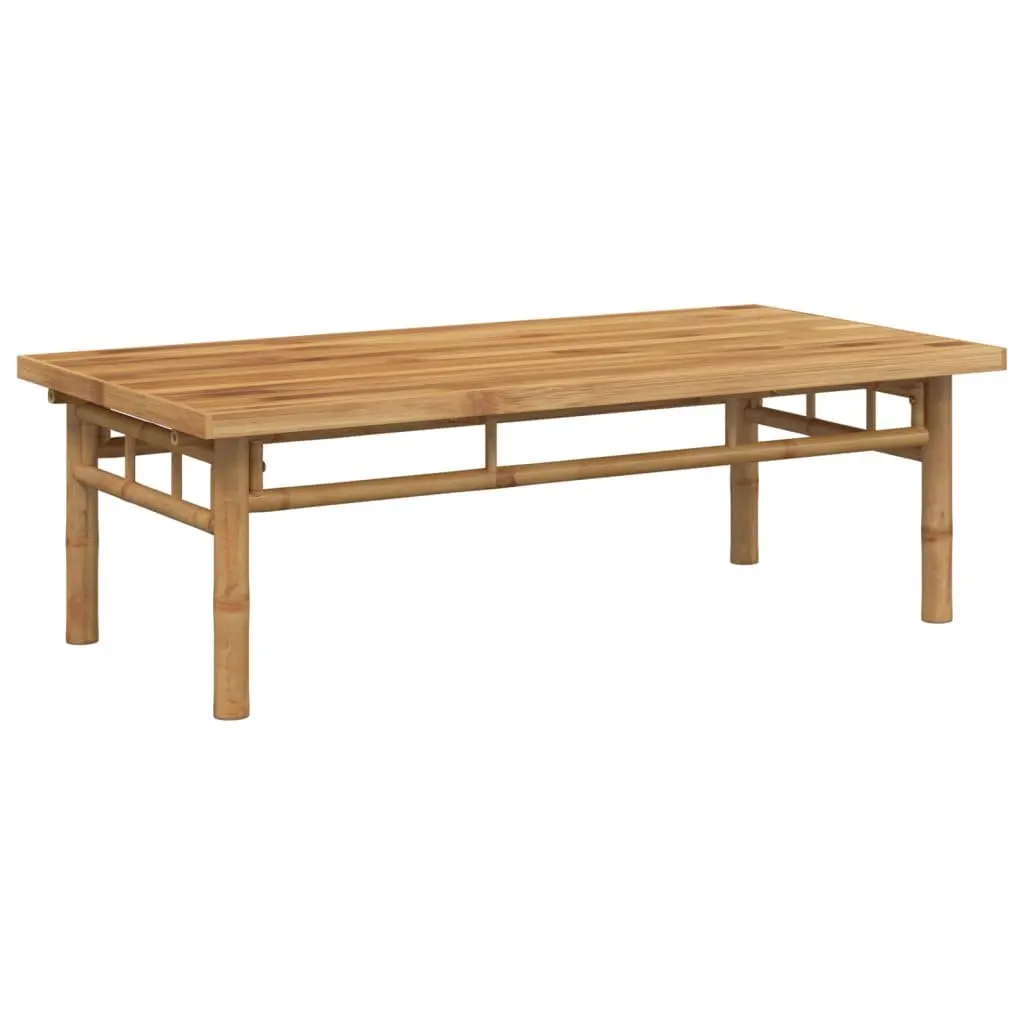 Coffee Table 110x55x35 cm Bamboo Brown Accent Side Table Living Room Furniture