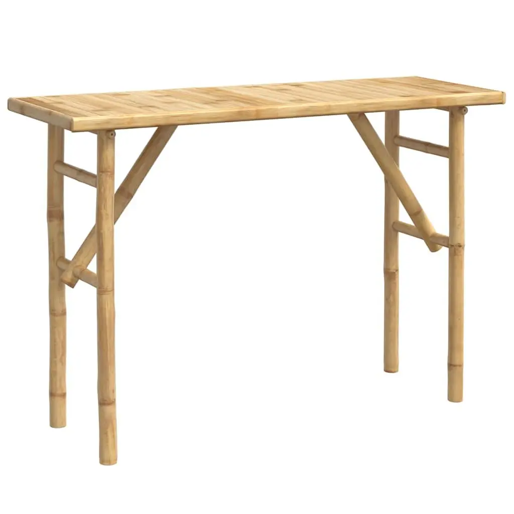 Bamboo Console Table 115x39x75cm for Living Spaces