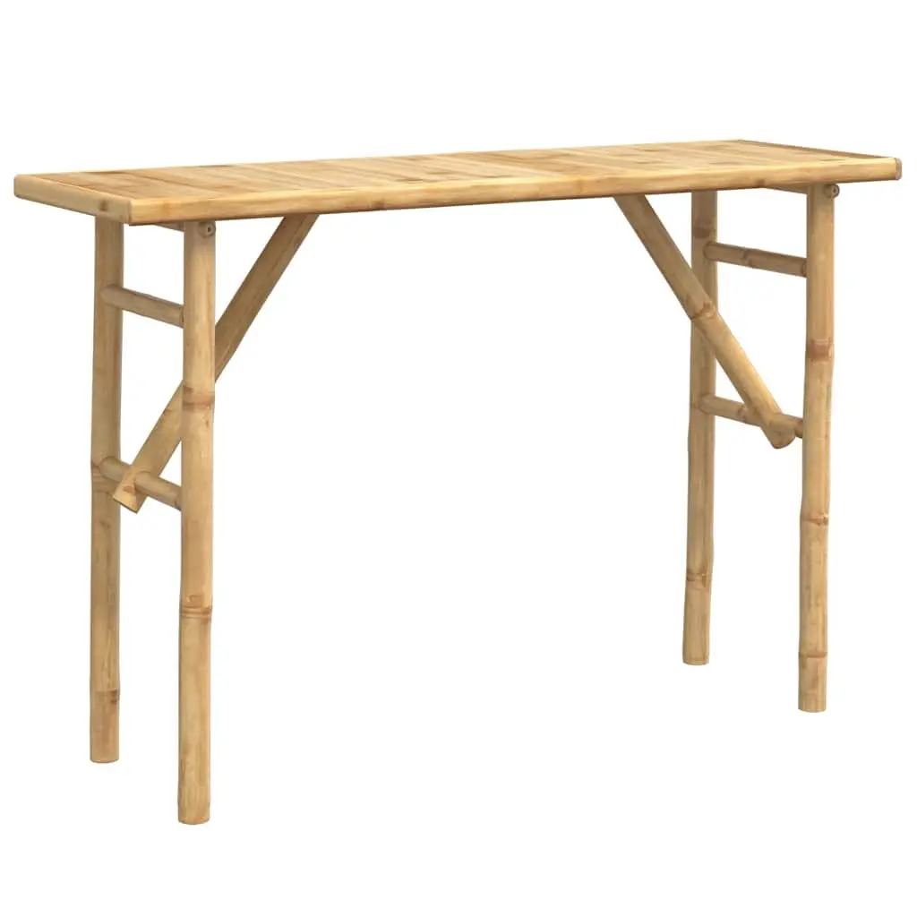 Bamboo Console Table 115x39x75cm for Living Spaces