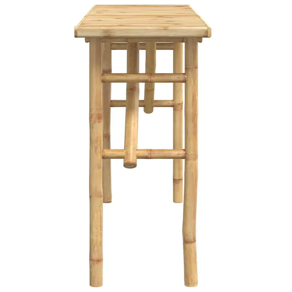 Bamboo Console Table 115x39x75cm for Living Spaces