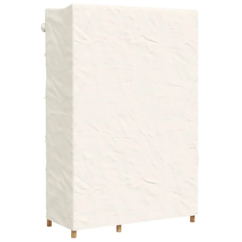 Bamboo Wardrobe Cupboard Brown 110x45x170cm Storage Cabinet