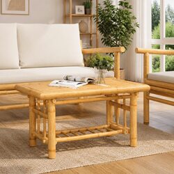 Bamboo Coffee Table 70x45x36 cm for Cozy Living Spaces
