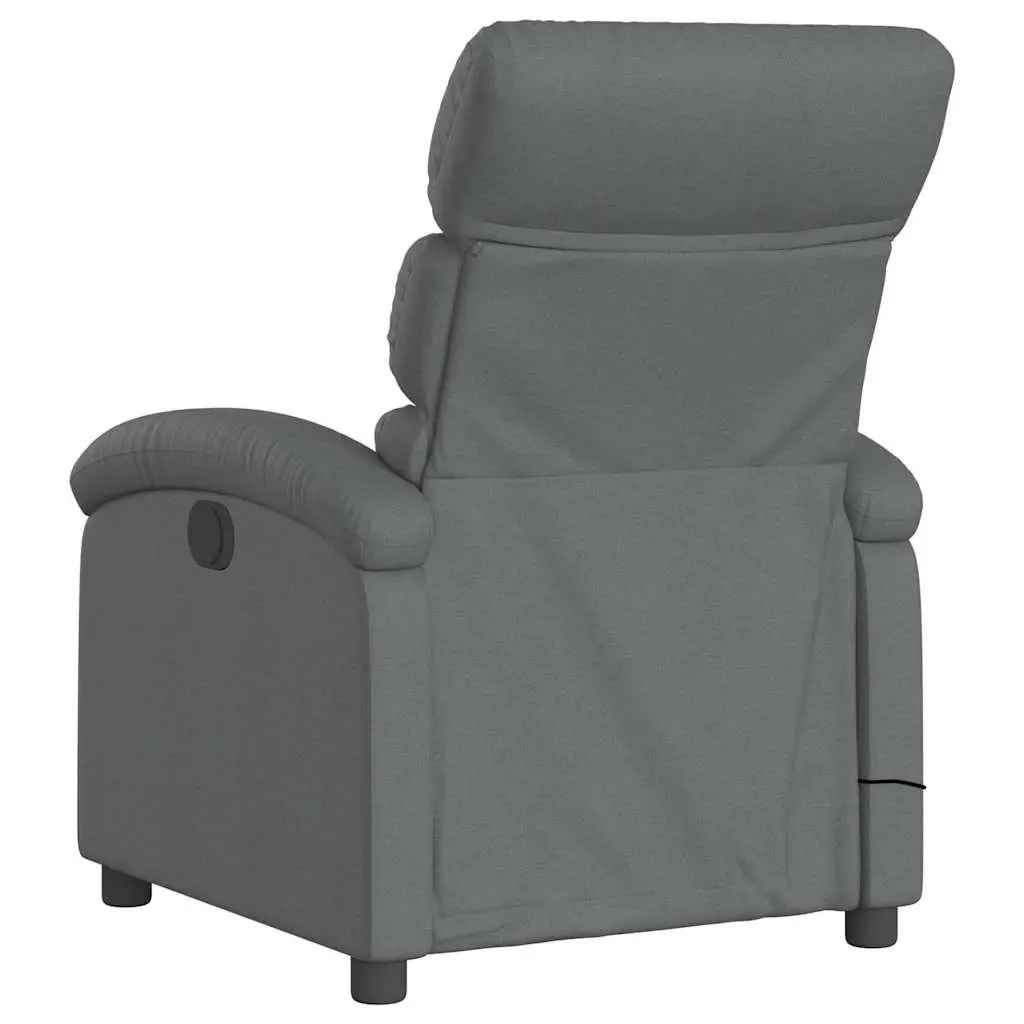 Grey Fabric Massage Recliner Chair with Vibration