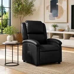 Comfortable Manual Reclining Armchair with Footrest