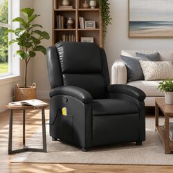 Warm Vibration Massage Recliner Lounge Chair