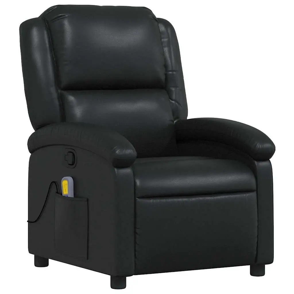 Massage Recliner Armchair Manual Reclining Footrest Vibration Lounge Chair