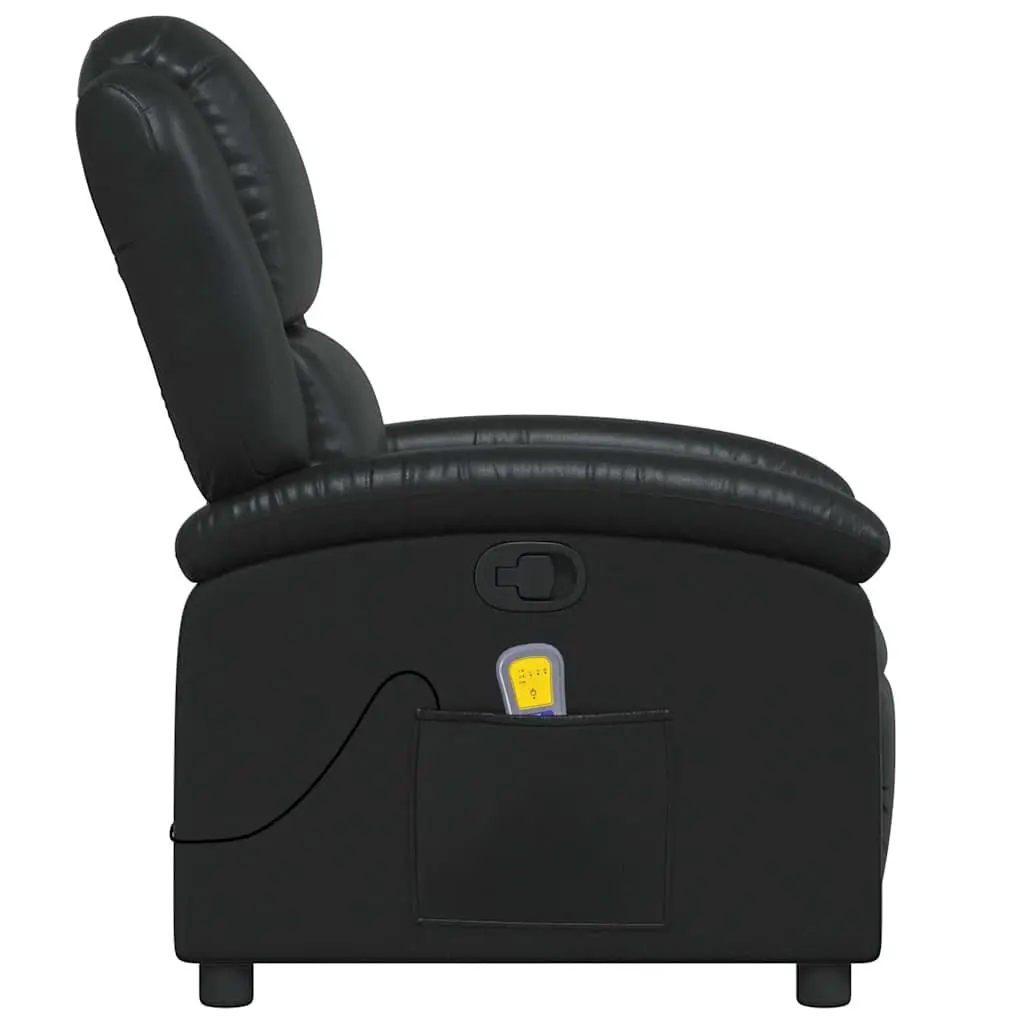 Massage Recliner Armchair Manual Reclining Footrest Vibration Lounge Chair
