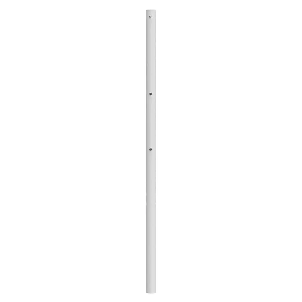 Metal Headboard White 90cm Powder-coated Steel Bed Header