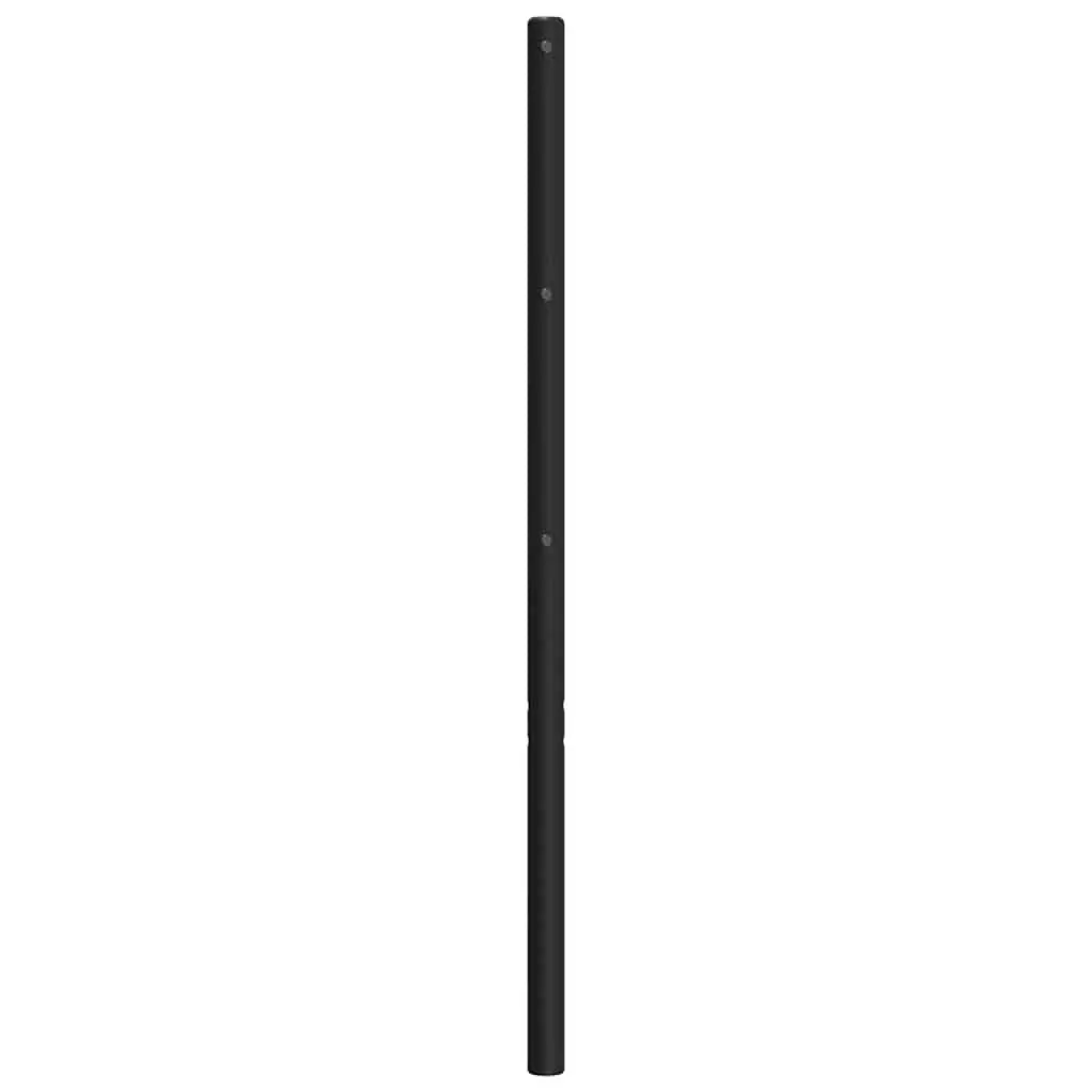 Steel Bed Headboard Black 150cm Powder Coated Bedroom Furniture