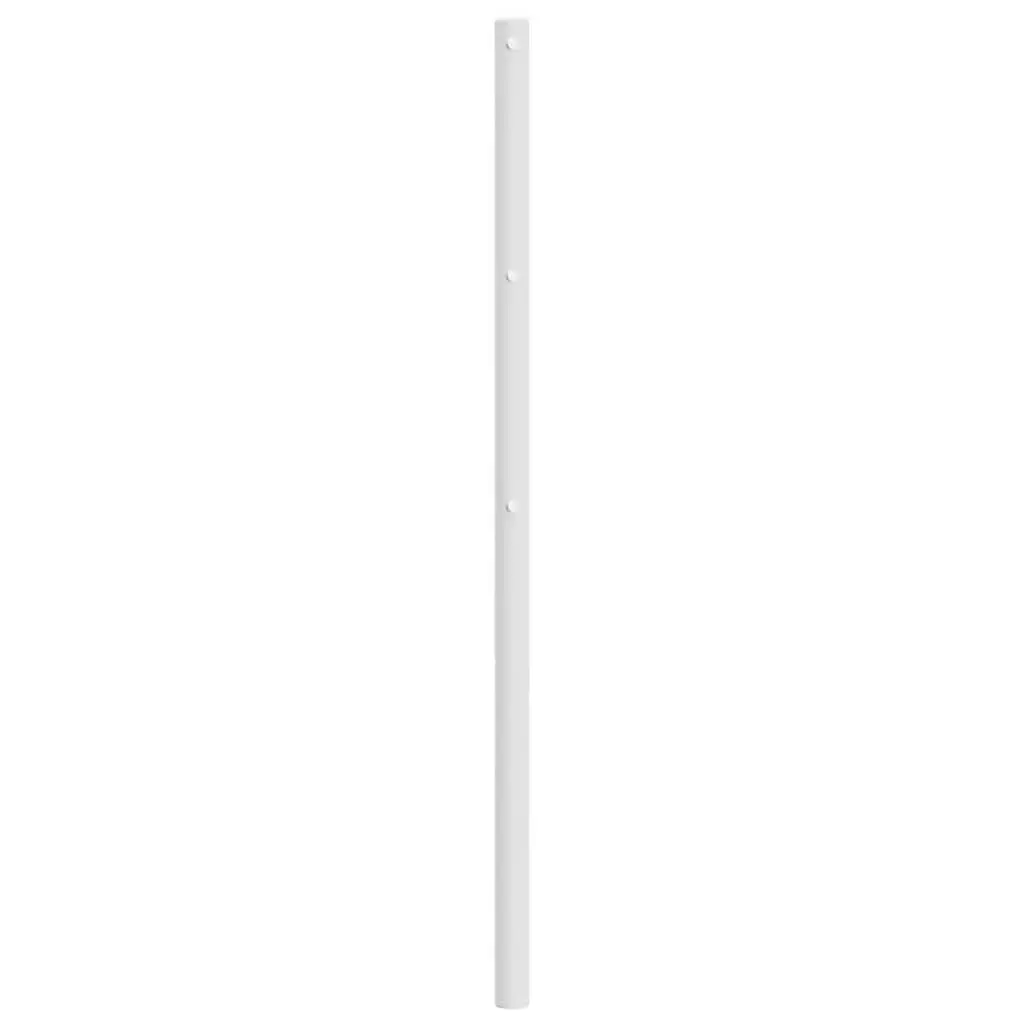 Metal Headboard White 135cm Powder-Coated Steel
