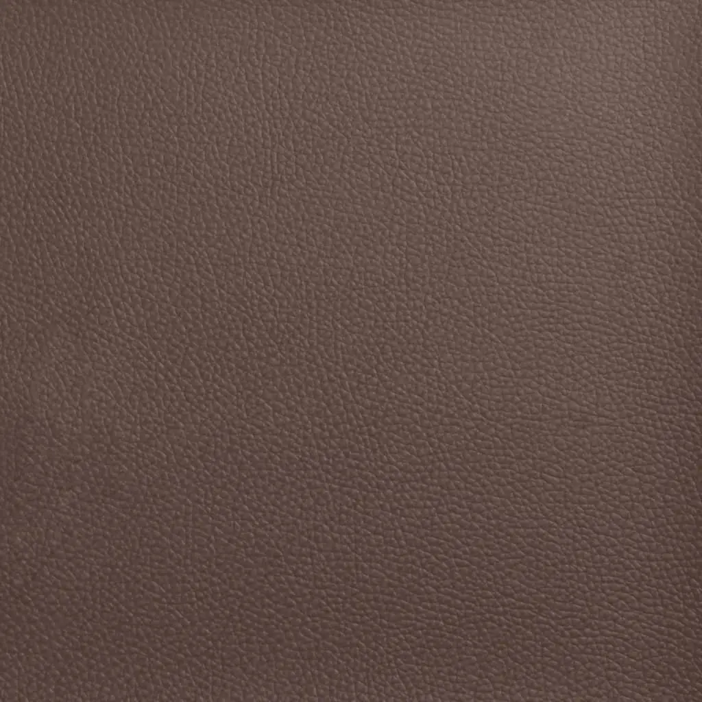 Chesterfield Sofa Brown Faux Leather 2-Seater Button Tufted Armchair
