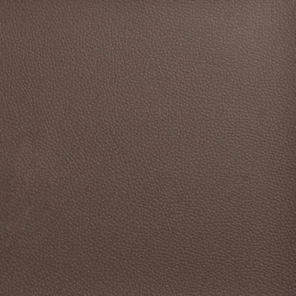 Chesterfield Sofa Brown Faux Leather 3 Seater Button Tufted Upholstered Couch