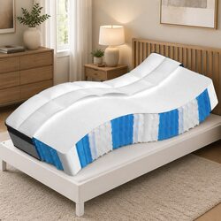 Pocket Spring Mattress Medium Plus 90x190 cm White Comfort