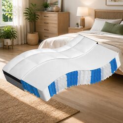 King Single Pocket Spring Mattress 107x203cm Medium Firm