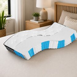 Medium Firm Pocket Spring Mattress 90x190 cm White