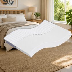 Double-Sided Foam Mattress Medium Soft 137x190 cm