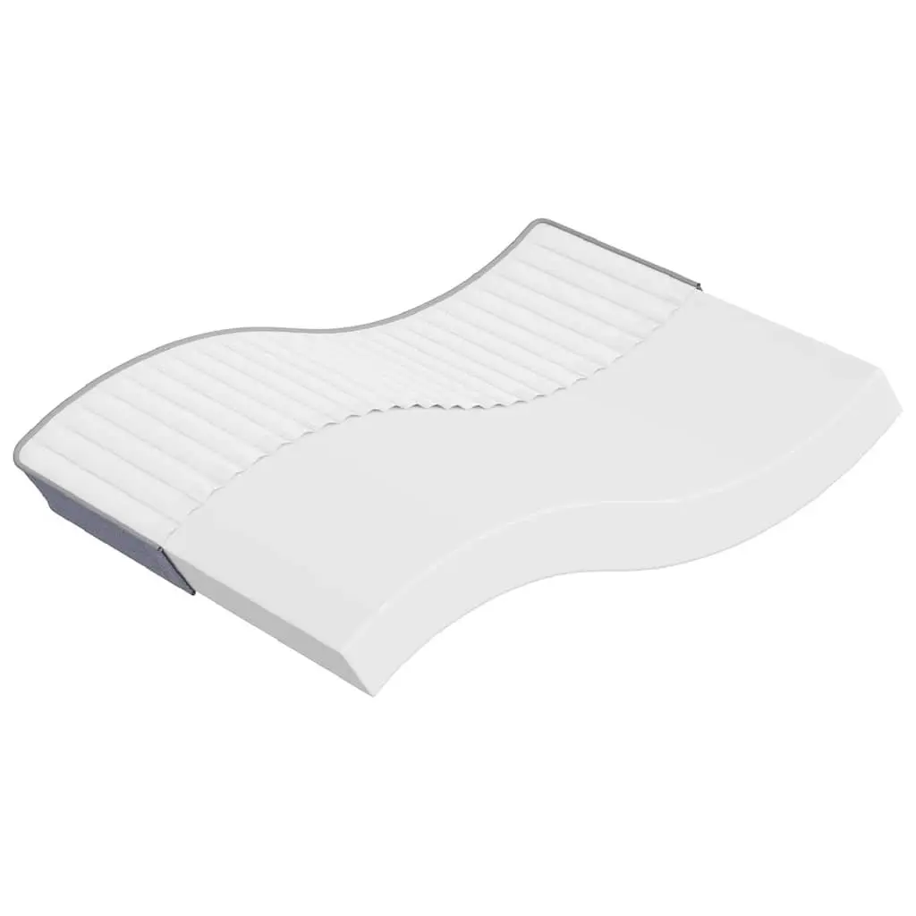 Foam Mattress Double-Sided White Medium Soft 137x190 cm Springless Sleeping Comfort
