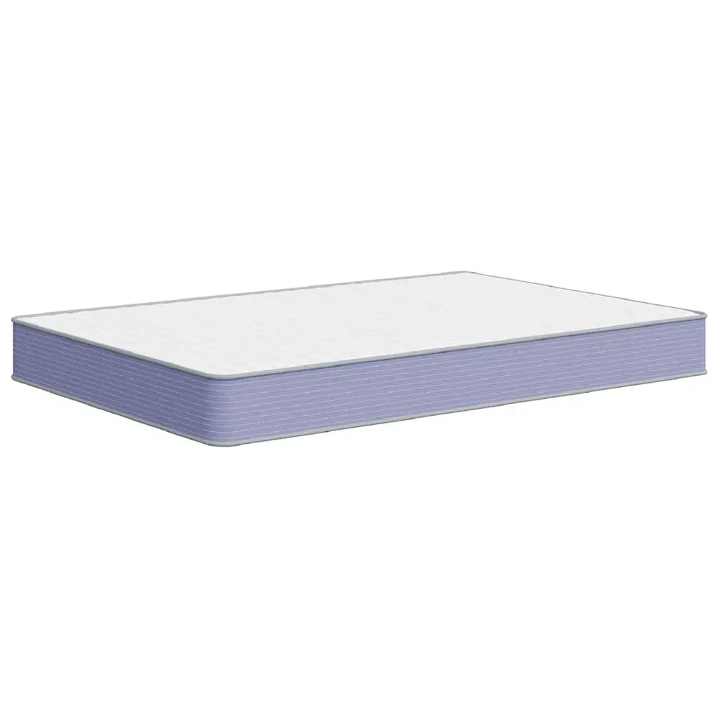 Foam Mattress Double-Sided White Medium Soft 137x190 cm Springless Sleeping Comfort