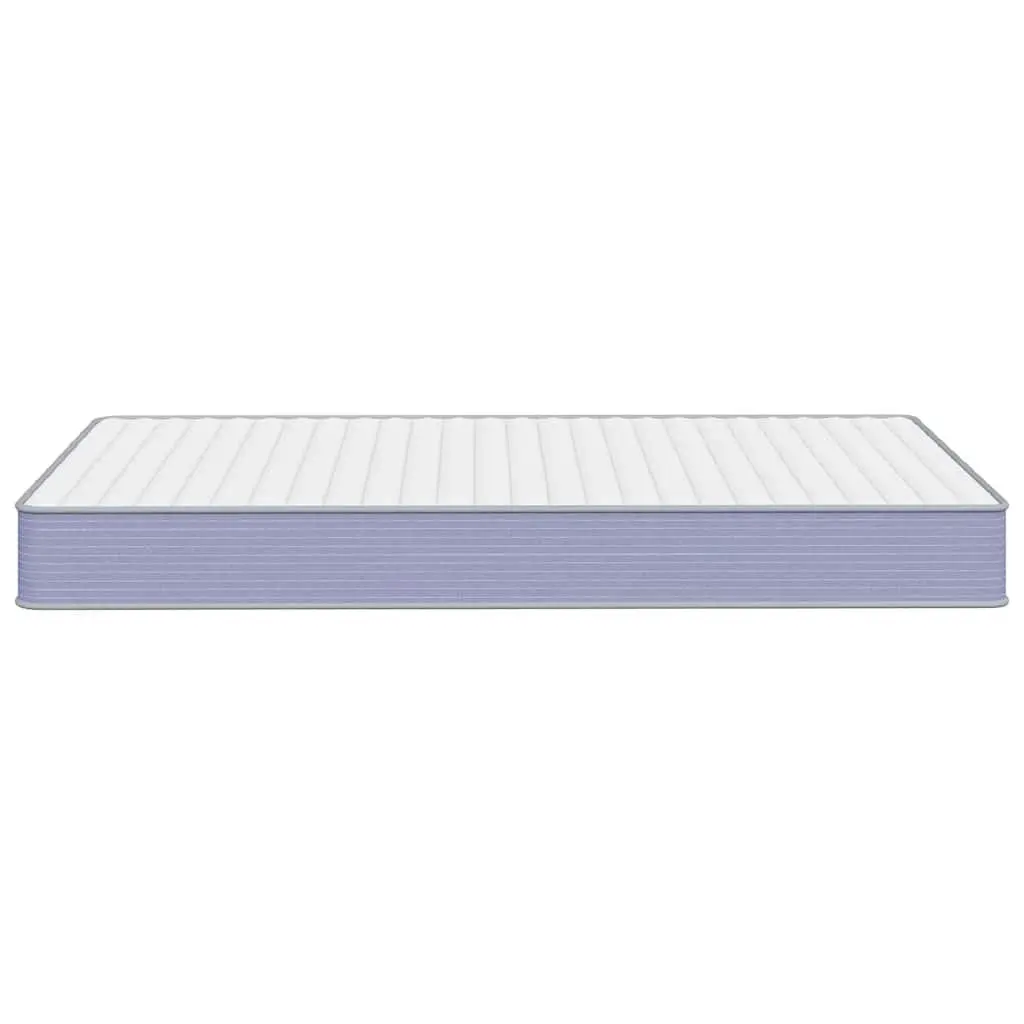 Foam Mattress Double-Sided White Medium Soft 137x190 cm Springless Sleeping Comfort