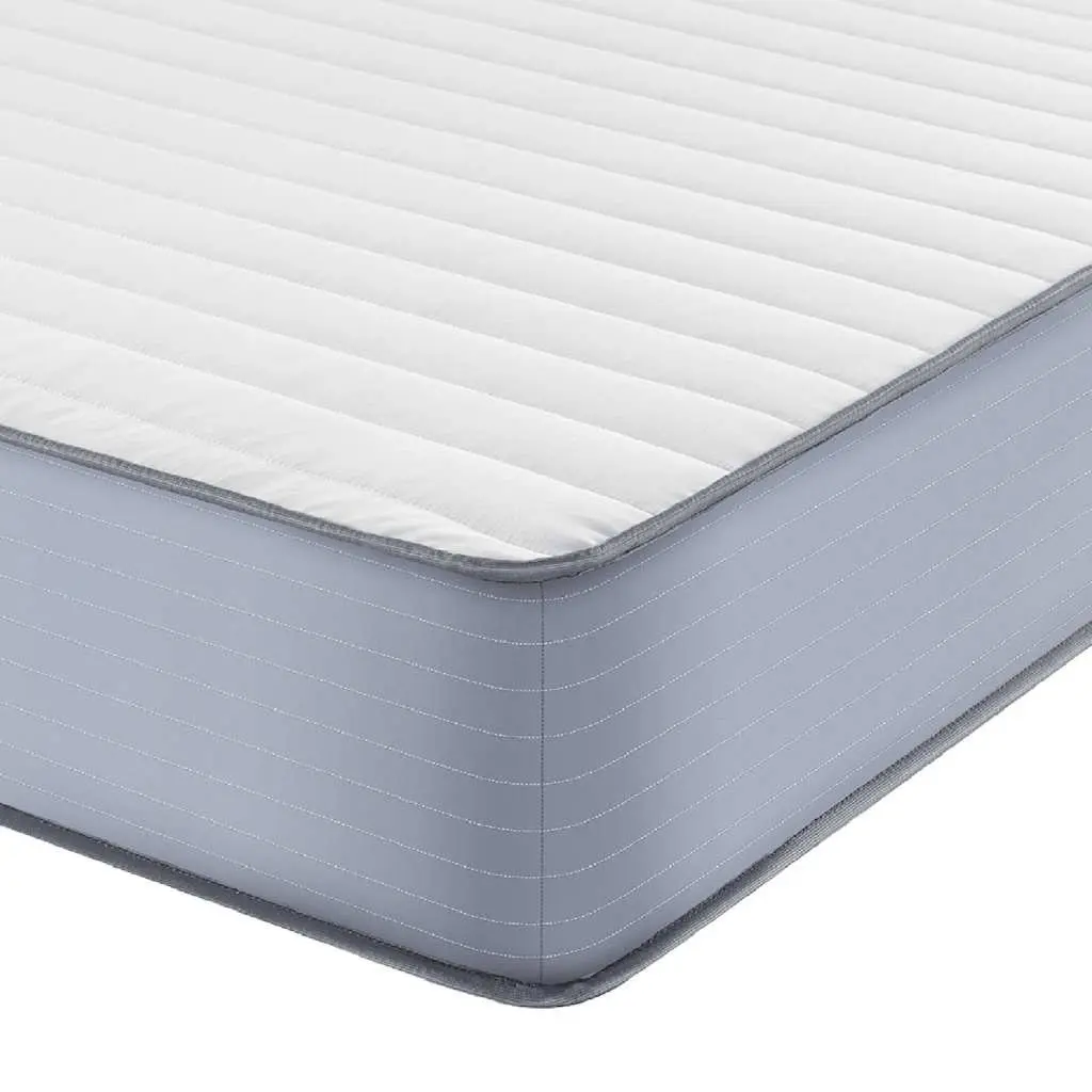 Foam Mattress Double-Sided White Medium Soft 137x190 cm Springless Sleeping Comfort
